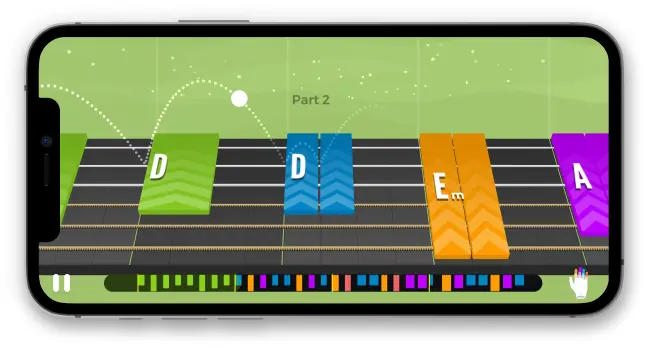 A family sharing their playing progress