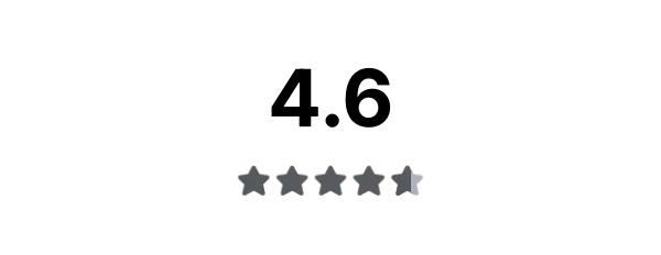 Rated 4.6 out of 5 stars
